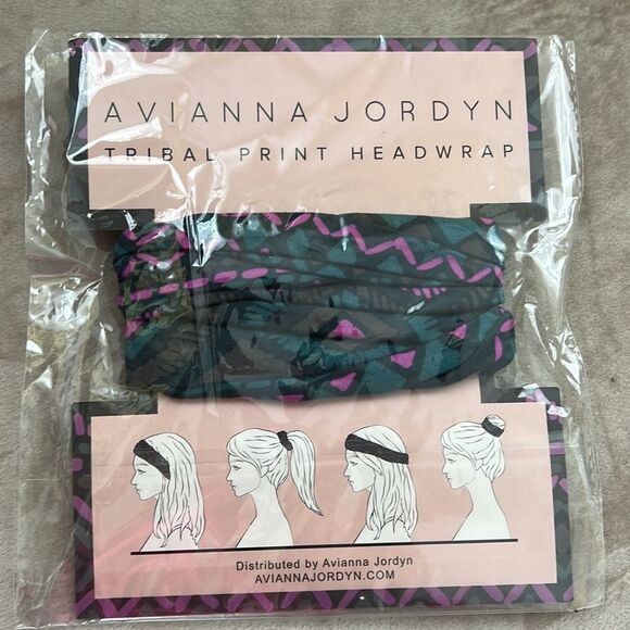 NEW! Avianna Jordyn Tribal Pront Headwrap NEW - Picture 3 of 3